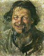 Michael Ancher den leende lars gaihede oil on canvas